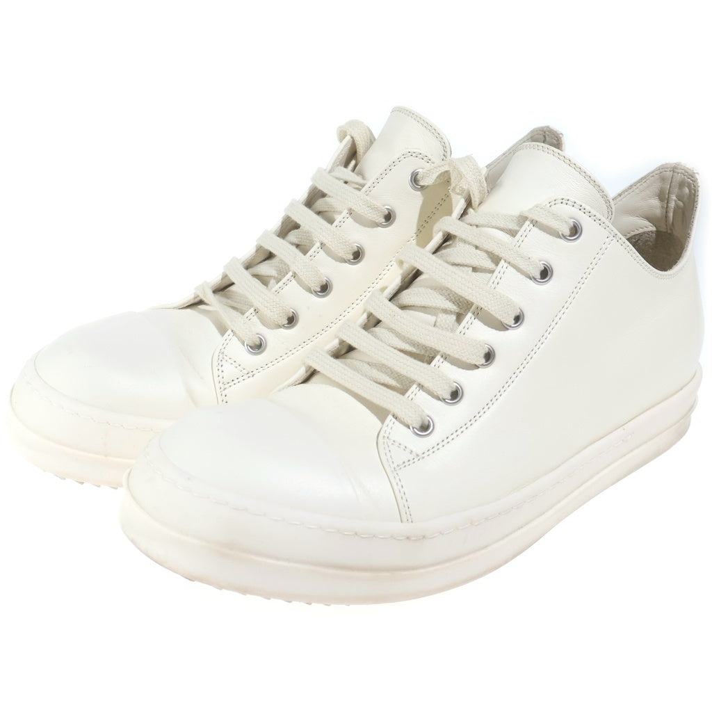 Rick Owens(リックオウエンス) RAMONES Low Cut Sneaker ラモーンズ ローカットスニーカー ホワイト 33217