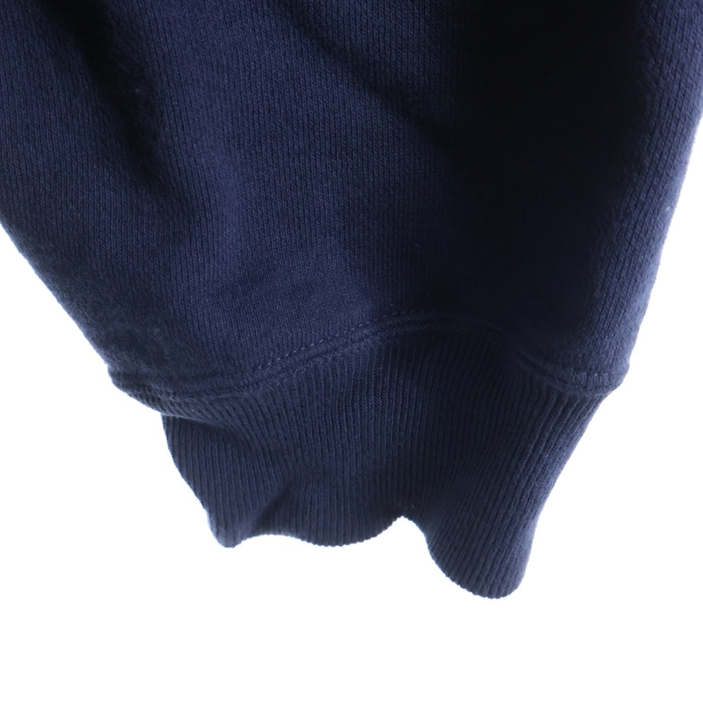 SAINT MICHAEL(セントマイケル) 25AW HOODIE SAINT NAVY ロゴプリント プルオーバーパーカー スウェット ネイビー SM-HR1-0000-055