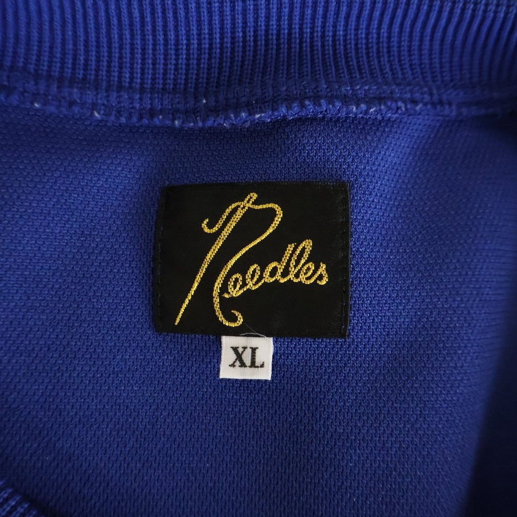 Needles(ニードルス) 24SS Track Crew Neck Shirt クルーネック スウェットトレーナー ブルー OT227