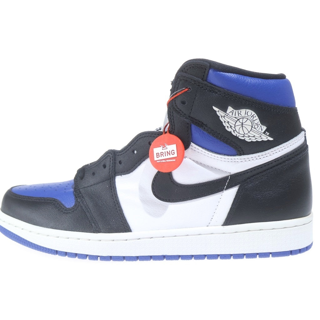 NIKE(ナイキ) AIR JORDAN1 RETRO HIGH OG ROYAL TOE エア ジョーダン1 レトロ ロイヤル トゥ ハイカットスニーカー ホワイト/ブルー US9.5/27.5cm 555088-041
