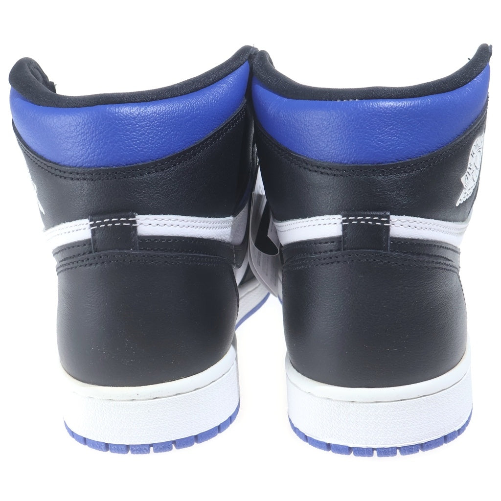 NIKE(ナイキ) AIR JORDAN1 RETRO HIGH OG ROYAL TOE エア ジョーダン1 レトロ ロイヤル トゥ ハイカットスニーカー ホワイト/ブルー US9.5/27.5cm 555088-041