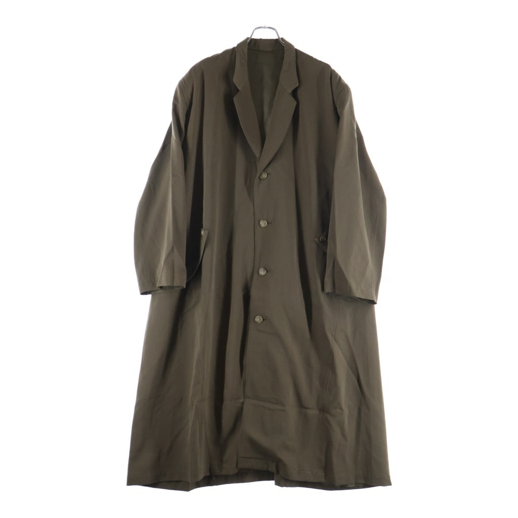Y's for men(ワイズフォーメン) 4B ウール ロングコート 裏地キュプラ ブラウン