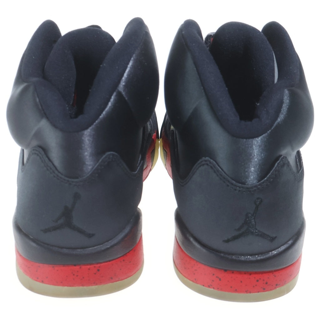 NIKE(ナイキ) AIR JORDAN 5 RETRO SATIN BRED 136027-006 エアジョーダン5 レトロ サテンブレッド ハイカットスニーカー ブラック/レッド US10.5/28.5cm