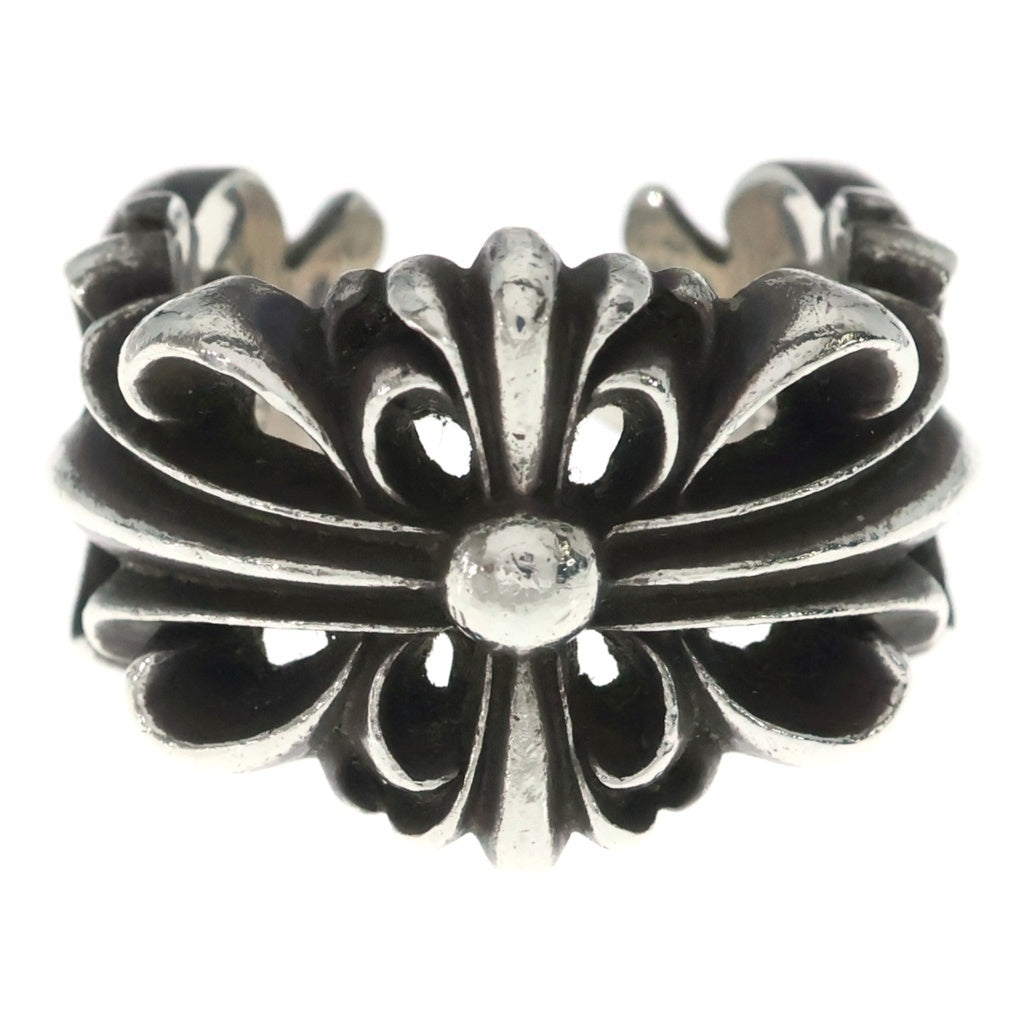CHROME HEARTS(クロムハーツ) DBL FLRL CRS ダブルフローラルクロス リング シルバー BCA390