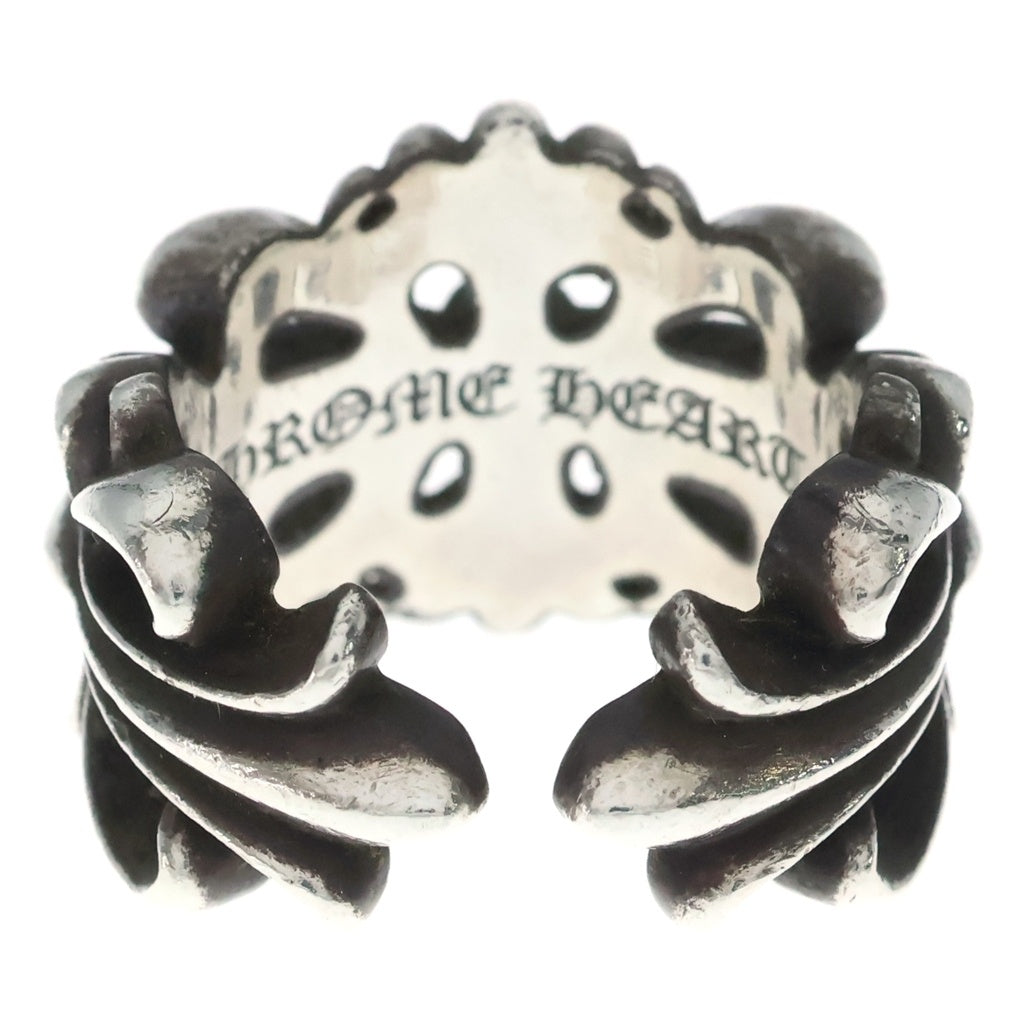 CHROME HEARTS(クロムハーツ) DBL FLRL CRS ダブルフローラルクロス リング シルバー BCA390