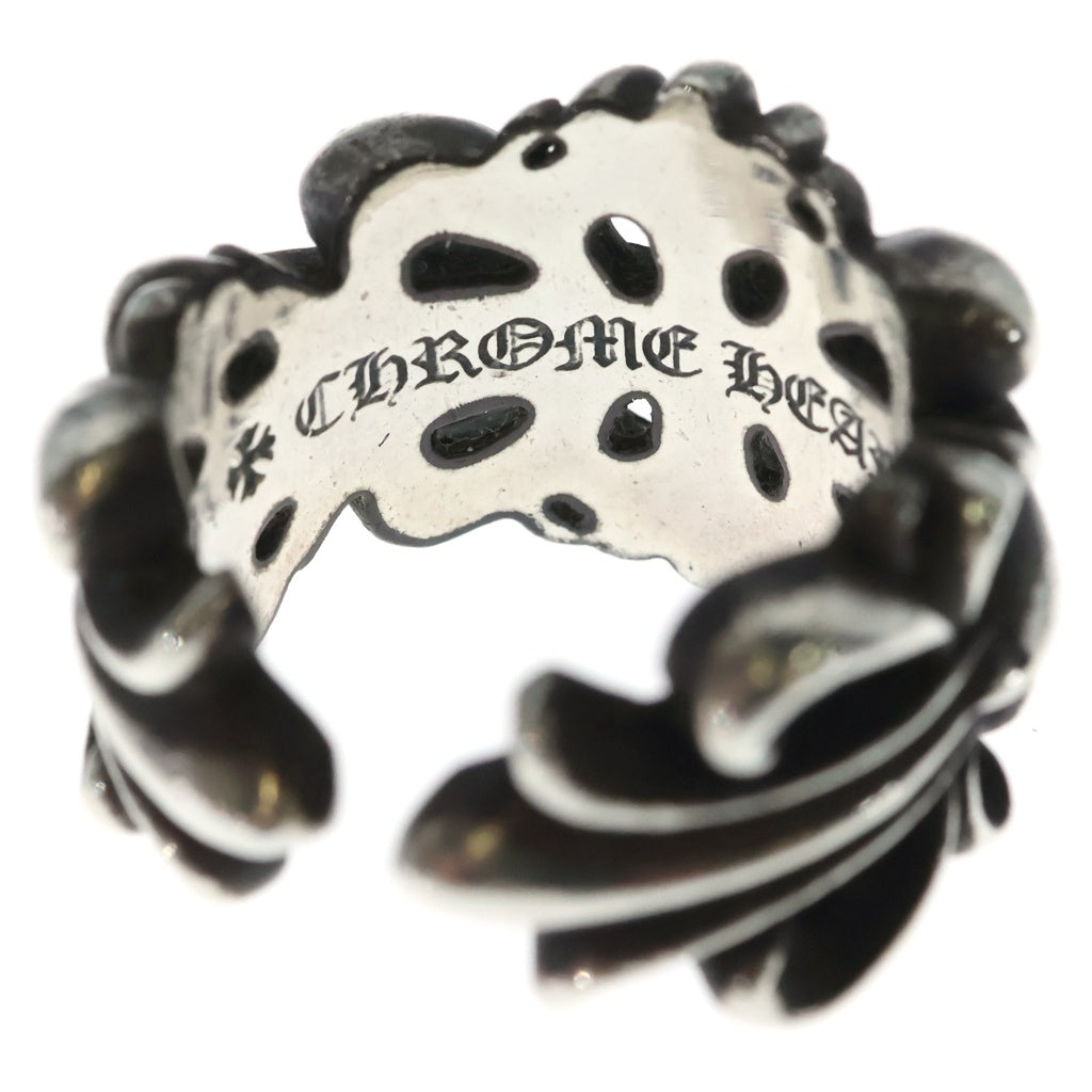 CHROME HEARTS(クロムハーツ) DBL FLRL CRS ダブルフローラルクロス リング シルバー BCA390