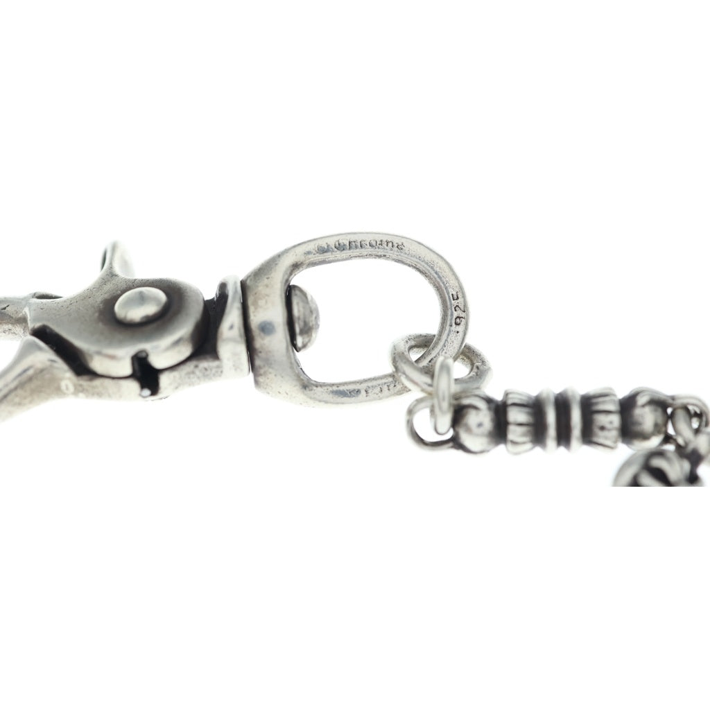 CHROME HEARTS(クロムハーツ) OLD 1CLIP BARREL CROSSBALL 9LINK オールド 1クリップ バレル リンク クロスボール ウォレットチェーン シルバー