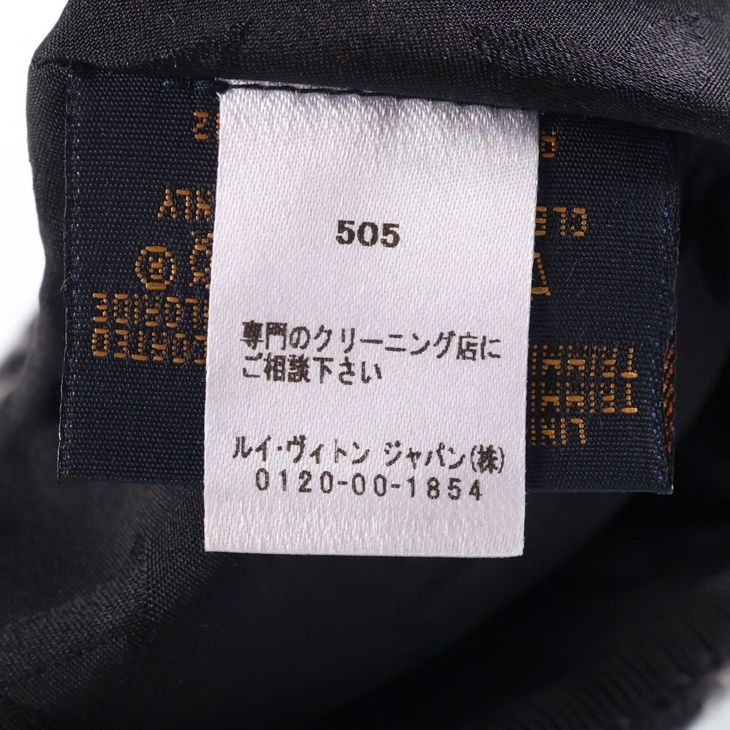 LOUIS VUITTON(ルイヴィトン) Cap Carry On モノグラム キャップ・キャリー オン ウール シルク キャップ ブラック M76712