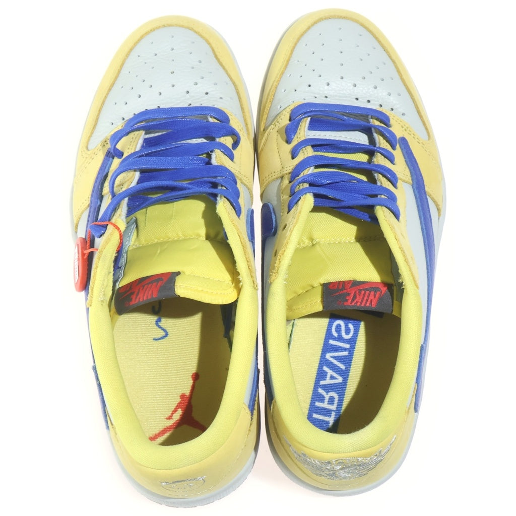 NIKE(ナイキ) ×TRAVIS SCOTT WMNS AIR JORDAN 1 RETRO OG Canary トラヴィススコット ウィメンズ エアジョーダン1 カナリー ローカットスニーカー イエロー US10/27cm DZ4137-700 レディース