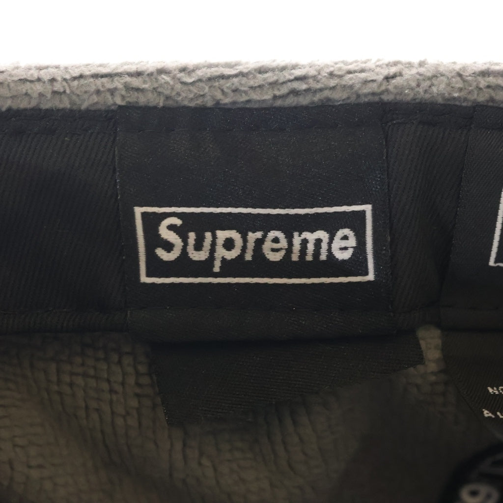 SUPREME(シュプリーム) 20AW×NEW ERA WINDSTOPPER Earflap Box Logo Cap ニューエラ ウィンドストッパー フラップ ボックスロゴ キャップ 帽子 カモ/グレー