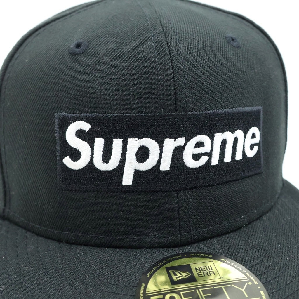 SUPREME(シュプリーム) 22AW×NEW ERA Money Box Logo Cap ニューエラ マネー ボックスロゴ キャップ 帽子 ブラック -