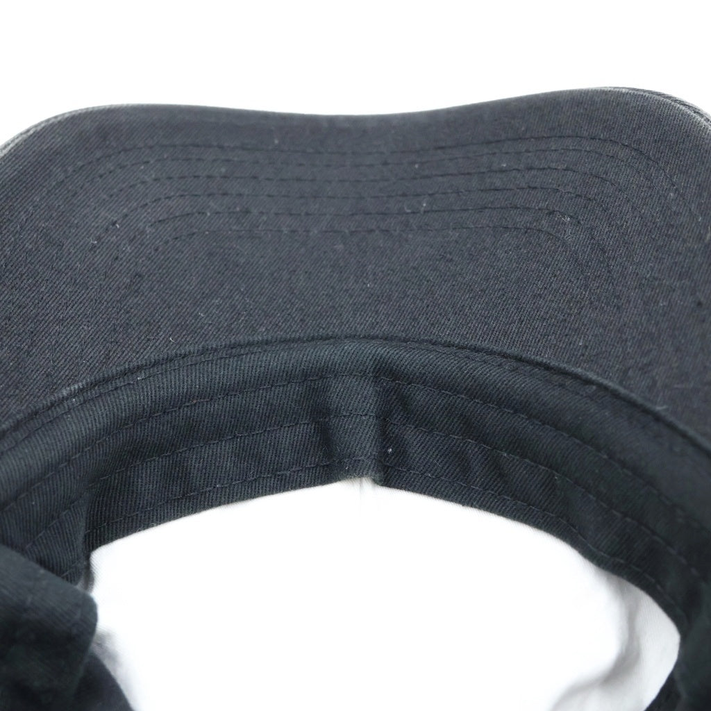 SUPREME(シュプリーム) 21AW Reverse Logo 6-Panel リバースロゴ 6パネルキャップ 帽子 ブラック -
