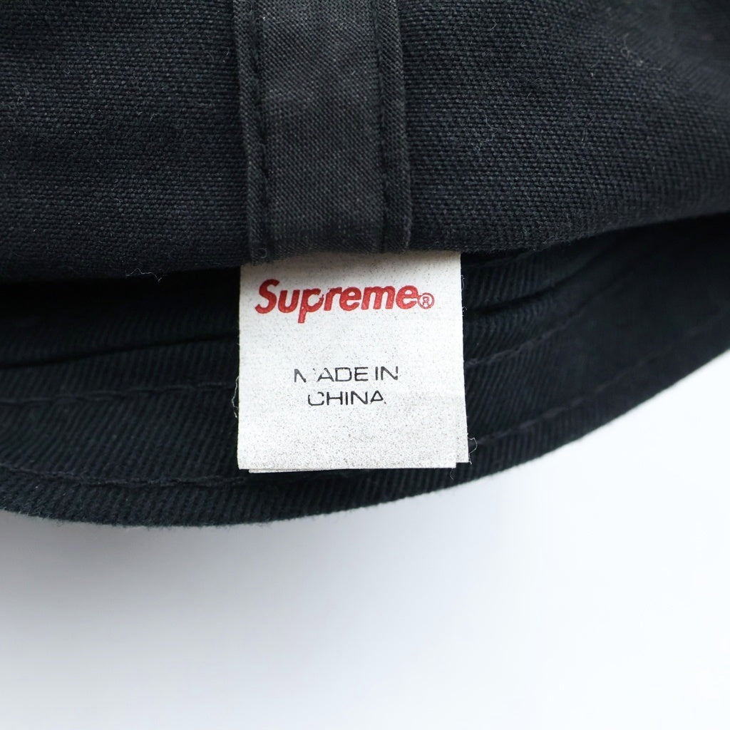 SUPREME(シュプリーム) 21AW Reverse Logo 6-Panel リバースロゴ 6パネルキャップ 帽子 ブラック -