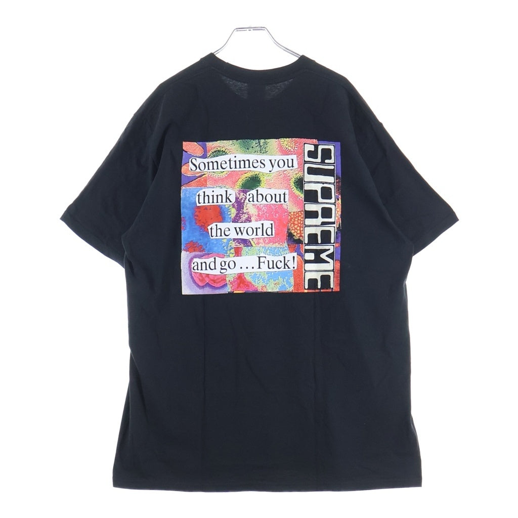 SUPREME(シュプリーム) 23AW Static Tee プリント半袖Tシャツ カットソー ブラック