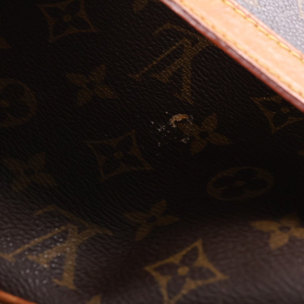 LOUIS VUITTON(ルイヴィトン) モノグラム リポーターPM レザー ショルダーバッグ ゴールド金具 ブラウン M45254