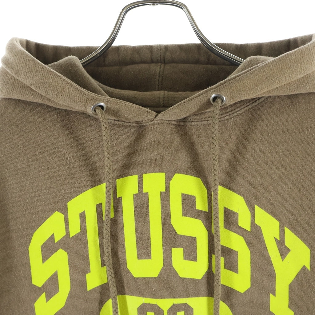 STUSSY(ステューシー) 80 Relaxed Hoodie リラックスド スウェット プルオーバーパーカー ブラウン