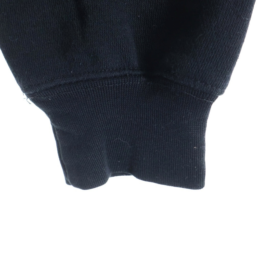 STUSSY(ステューシー) ワールドツアー バックロゴプリント ジップアップフーディー スウェットパーカー ブラック/ゴールド