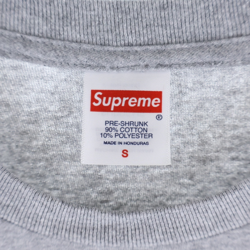 SUPREME(シュプリーム) 26SS Wish Tee Heather Grey フロントロゴ 半袖Tシャツカットソー グレー