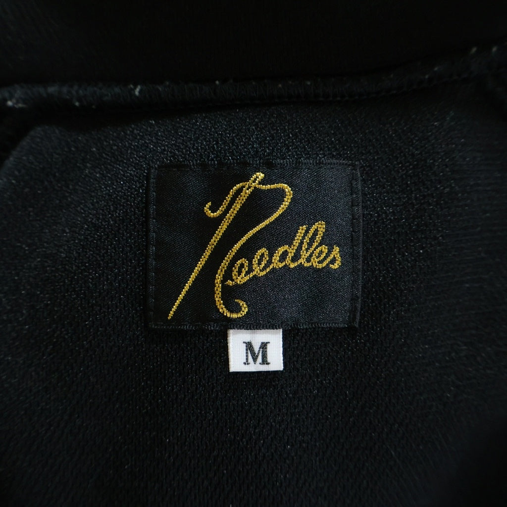 Needles(ニードルス) 23AW TRACK JACKET パピヨン刺繍 ジップアップトラックジャケット ブラック/パープル MR509