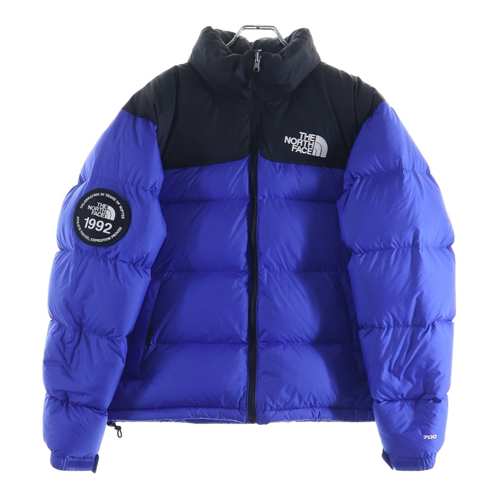 THE NORTH FACE(ザノースフェイス) 92 RETRO ANNIVERSARY NUPTSE JACKET レトロ アニバーサリー ヌプシ ダウンジャケット ブラック/ブルー NF0A7WWB
