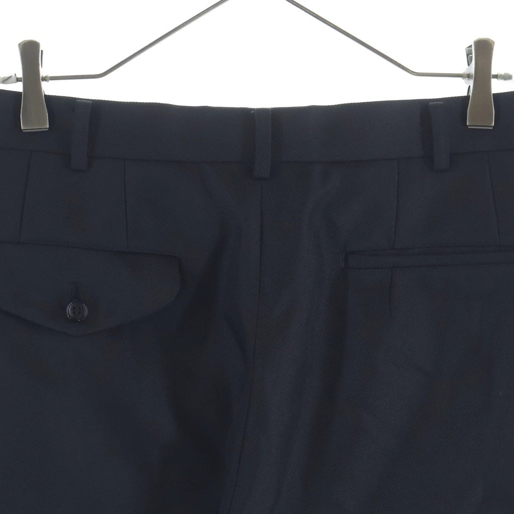 COMME des GARCONS HOMME(コムデギャルソンオム) 26SS サイドジップ カーブレッグ ブラックパンツ ブラック PQ-P051