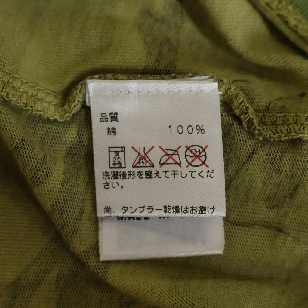 CHROME HEARTS(クロムハーツ) OLD CAMO HORSESHOE オールド カモフラ ホースシュー プリント半袖Tシャツ カットソー カーキ/ゴールド -