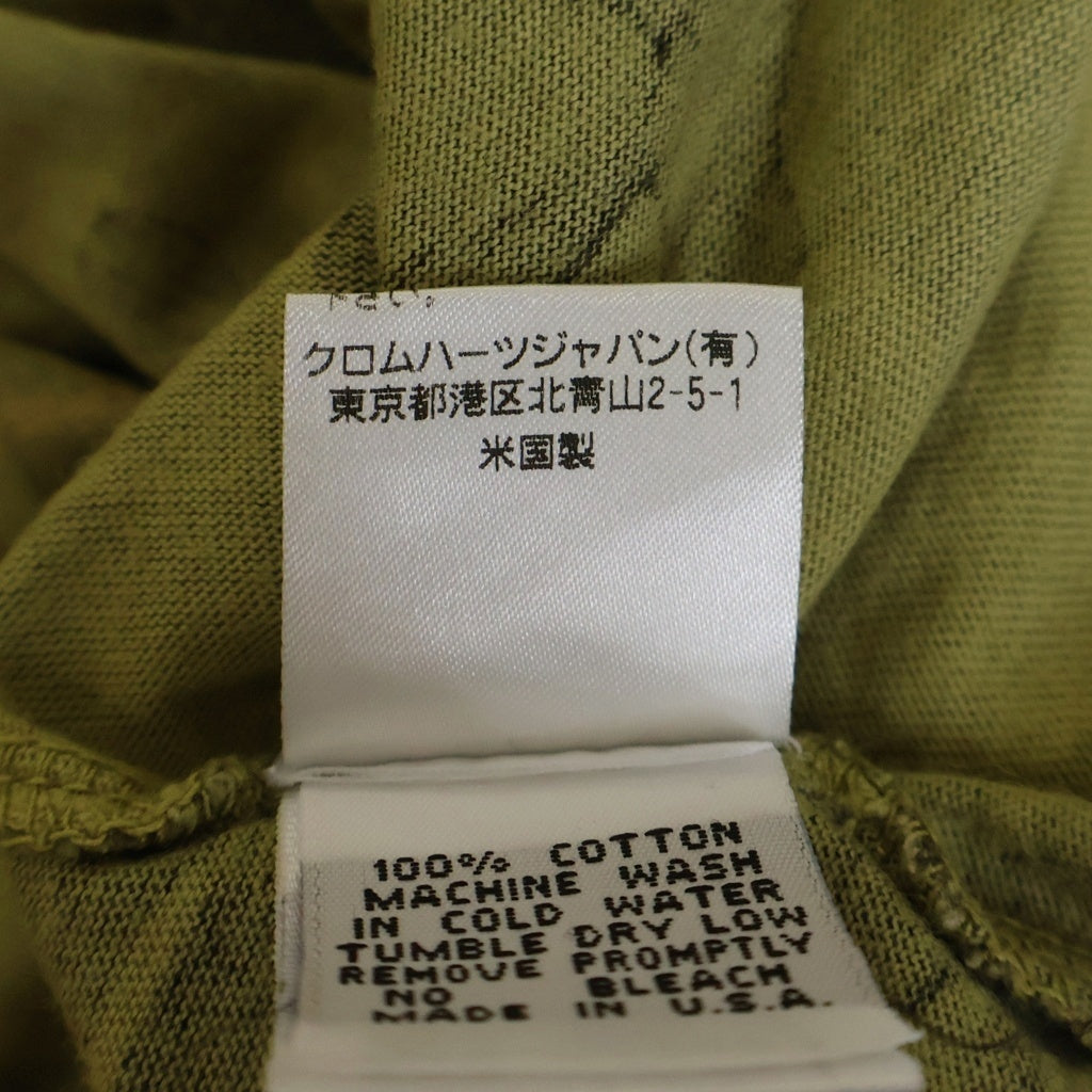 CHROME HEARTS(クロムハーツ) OLD CAMO HORSESHOE オールド カモフラ ホースシュー プリント半袖Tシャツ カットソー カーキ/ゴールド -