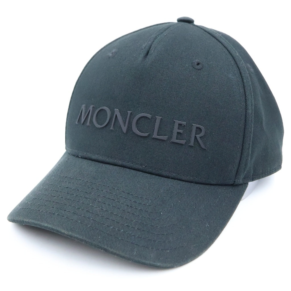 MONCLER(モンクレール) 21AW LOGO BASEBALL CAP ロゴ ベースボールキャップ コットン ブラック G20913B00014 04863