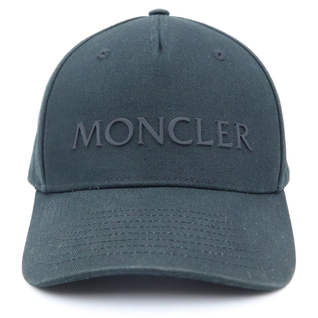 MONCLER(モンクレール) 21AW LOGO BASEBALL CAP ロゴ ベースボールキャップ コットン ブラック G20913B00014 04863