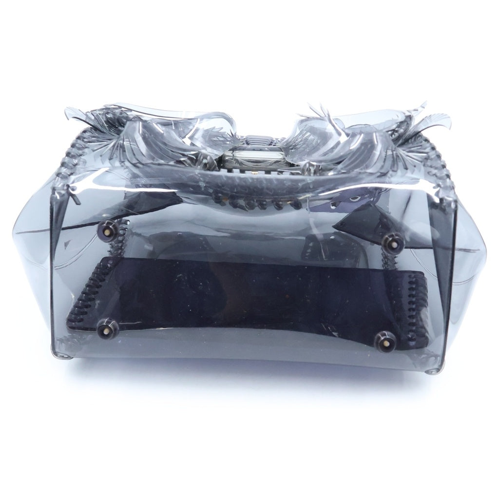 Mame Kurogouchi(マメ クロゴウチ) Transparent Sculptural Handbag トランスパレント スカルプチュラル ハンドバッグ ブラック MM-AC098 レディース