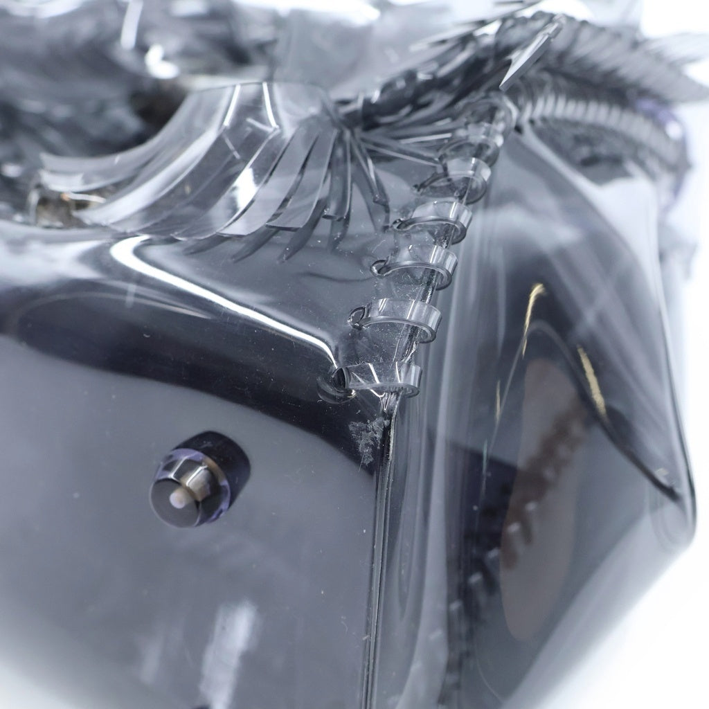 Mame Kurogouchi(マメ クロゴウチ) Transparent Sculptural Handbag トランスパレント スカルプチュラル ハンドバッグ ブラック MM-AC098 レディース