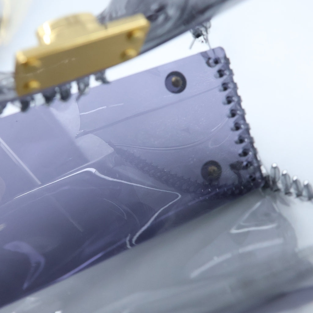Mame Kurogouchi(マメ クロゴウチ) Transparent Sculptural Handbag トランスパレント スカルプチュラル ハンドバッグ ブラック MM-AC098 レディース