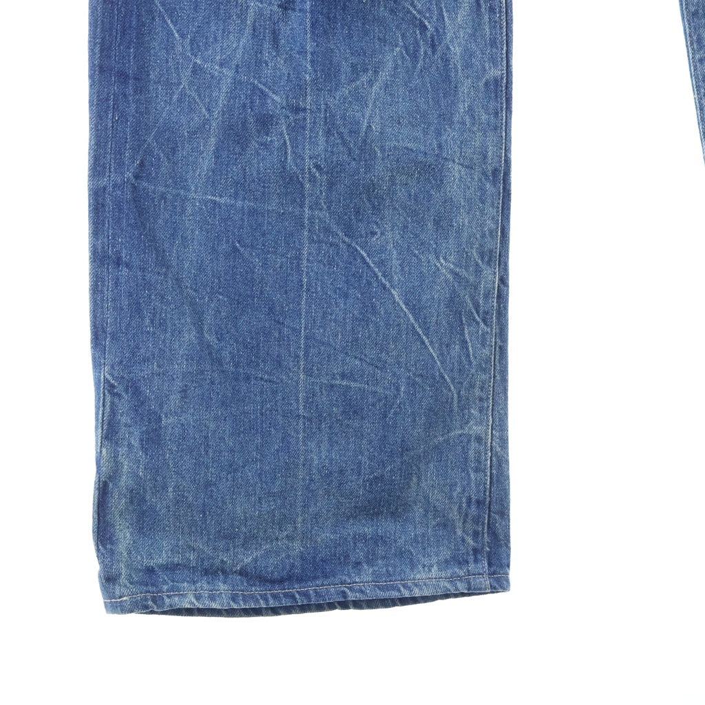 AURALEE(オーラリー) 23SS SELVEDGE FADED LIGHT DENIM PANTS フェード加工 ライトデニムパンツ インディゴ A23SP02DE