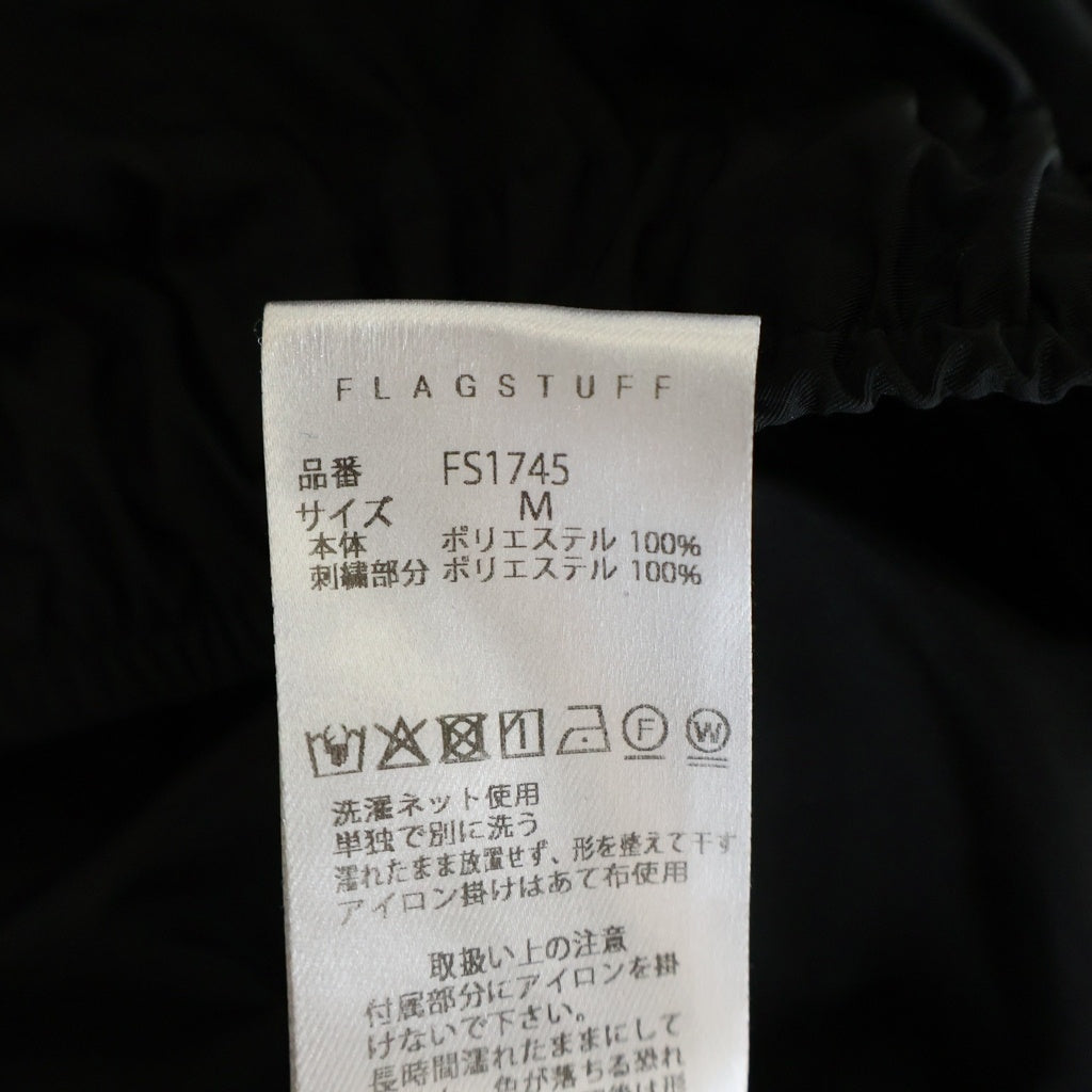FLAGSTUFF(フラッグスタッフ) 25SS CPG ANOMALY CORD PANTS カーゴパンツ 4way ドローコード ブラック FS1745
