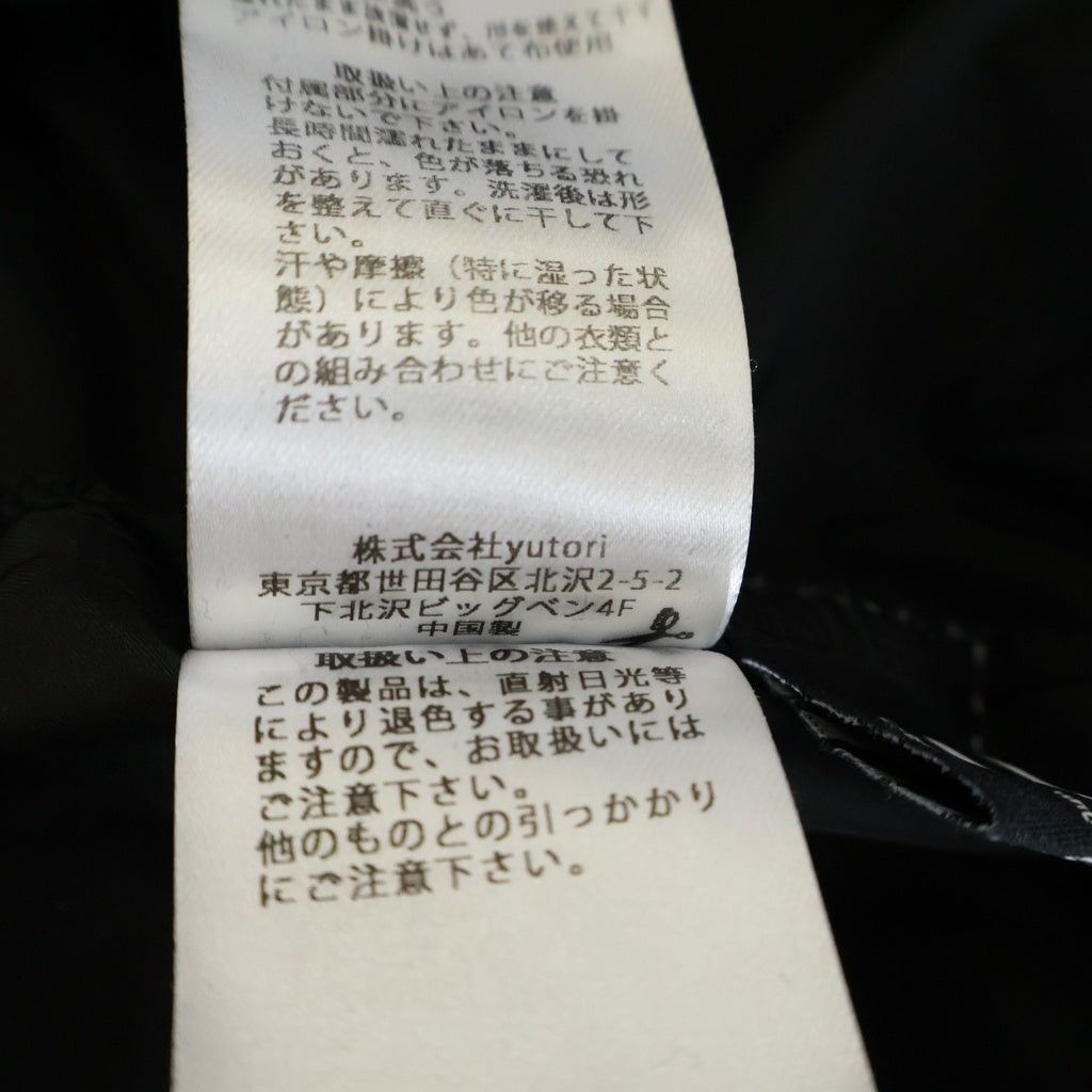 FLAGSTUFF(フラッグスタッフ) 25SS CPG ANOMALY CORD PANTS カーゴパンツ 4way ドローコード ブラック FS1745