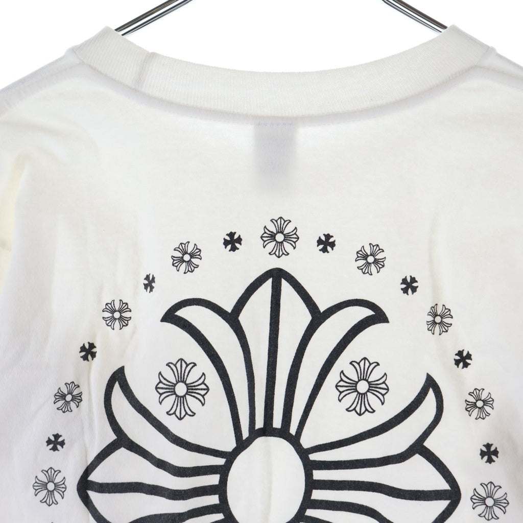 CHROME HEARTS(クロムハーツ) OLD L/S バックCHプラスプリント 長袖Tシャツ ロングスリーブカットソー ホワイト