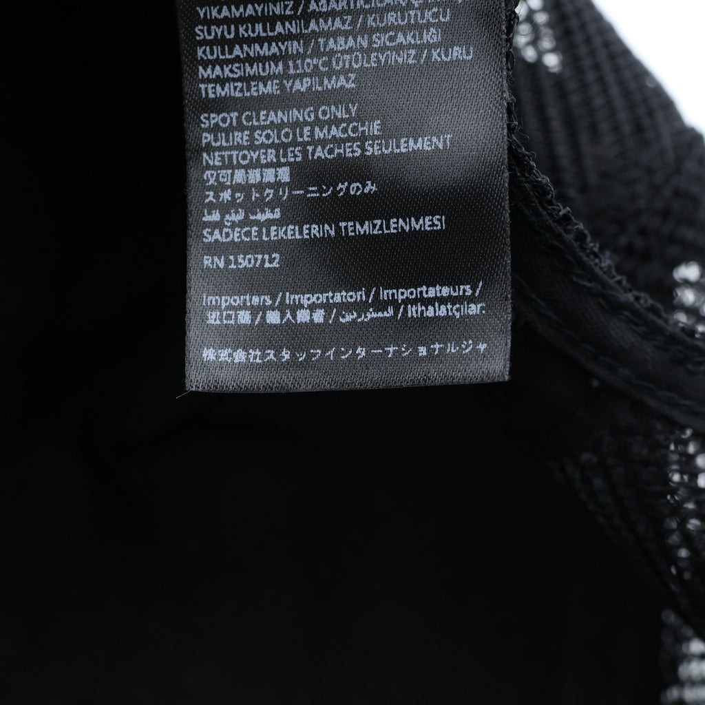 AMIRI(アミリ) MA LOGO TRUCKER ロゴ刺繍 トラッカー メッシュキャップ ブラック XMAH009