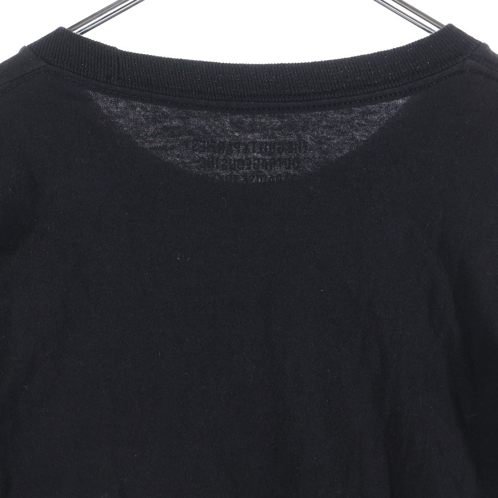 WACKO MARIA(ワコマリア) 23SS LOGO CREW NECK LONG SLEEVE フロント刺繍ロゴ クルーネック 長袖カットソー ブラック