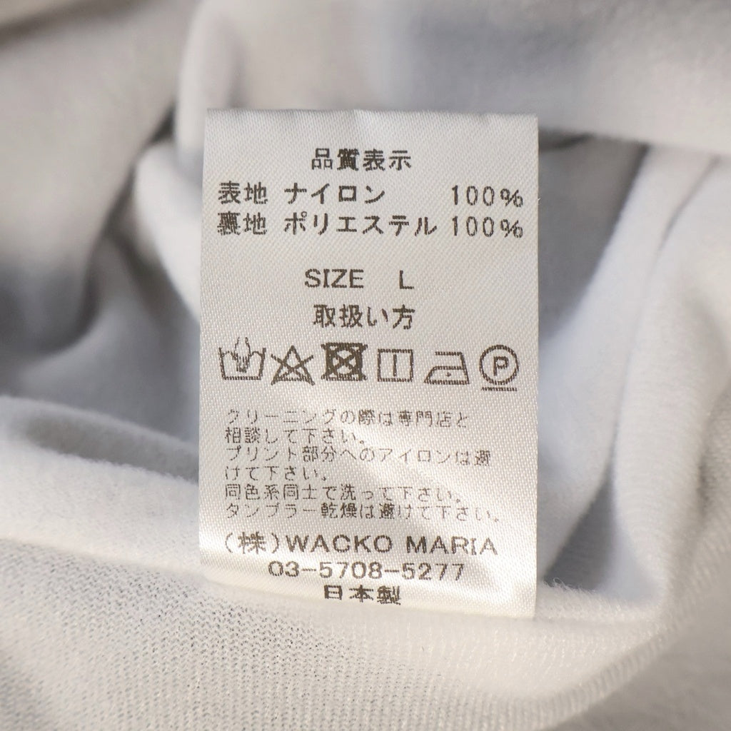 WACKO MARIA(ワコマリア) 25AW COACH JACKET TYPE-1 ナイロン コーチジャケット 両面ロゴ ブラック