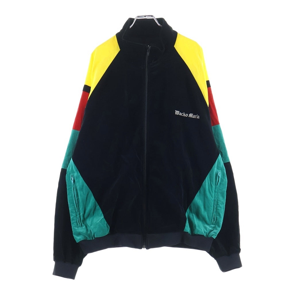 WACKO MARIA(ワコマリア) 23AW VELVETEEN TRACK JACKET ベロア トラックジャケット ブラック 23FW-WMO-TJ06