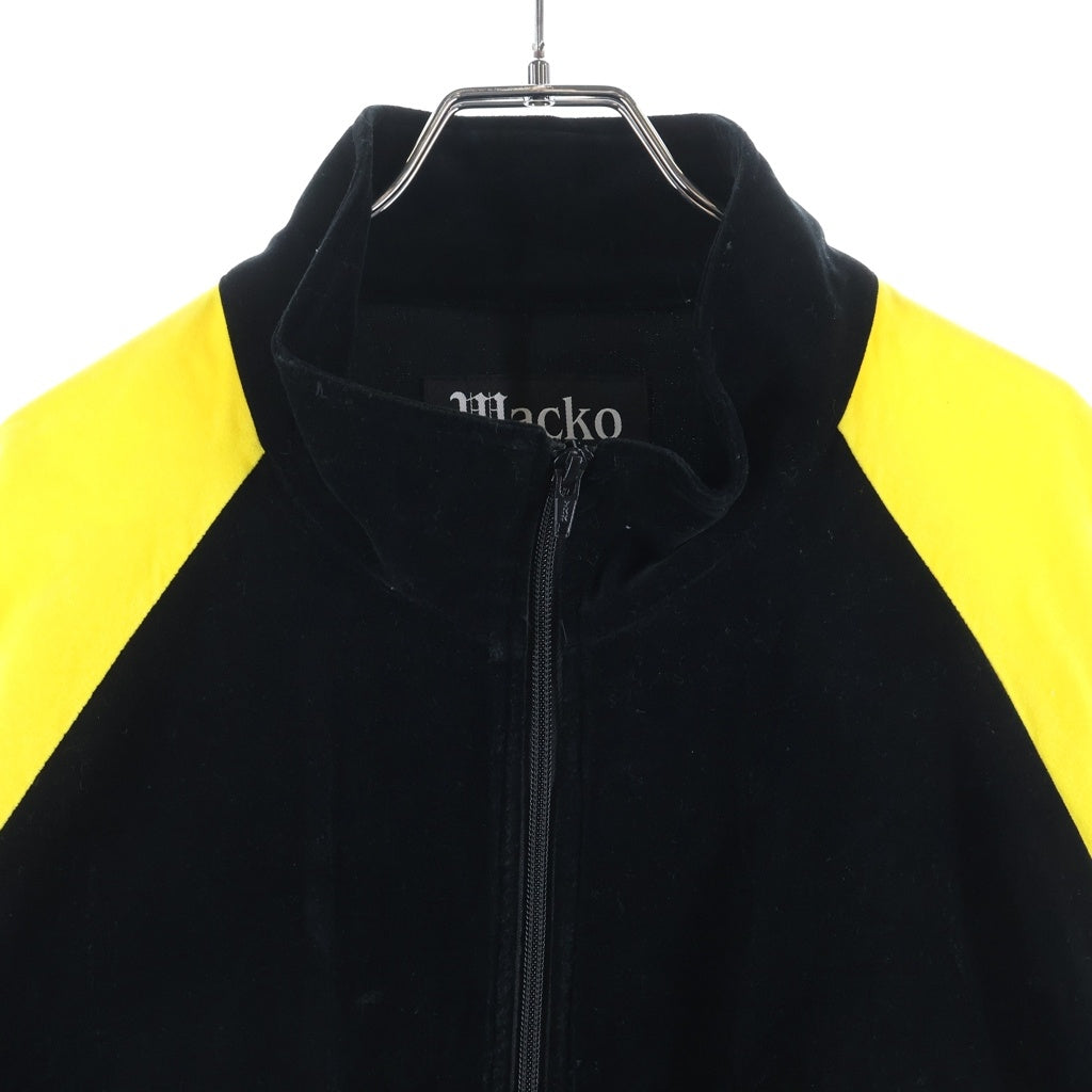 WACKO MARIA(ワコマリア) 23AW VELVETEEN TRACK JACKET ベロア トラックジャケット ブラック 23FW-WMO-TJ06