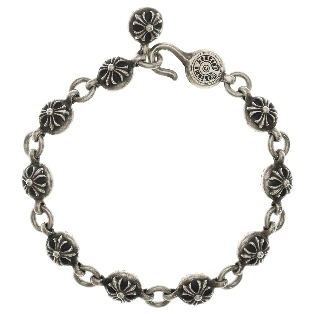 CHROME HEARTS(クロムハーツ) NO2 BALL #2クロスボールブレスレット シルバー BCA176