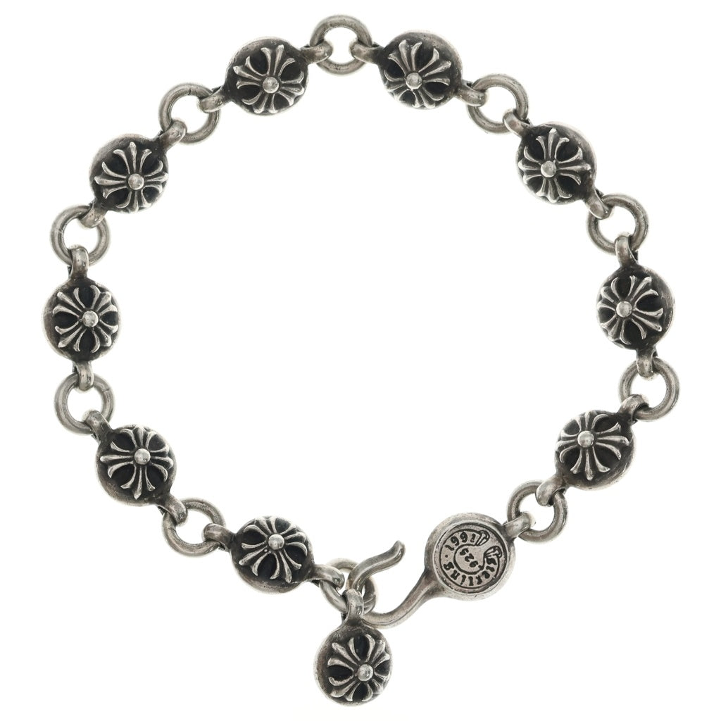CHROME HEARTS(クロムハーツ) NO2 BALL #2クロスボールブレスレット シルバー BCA176
