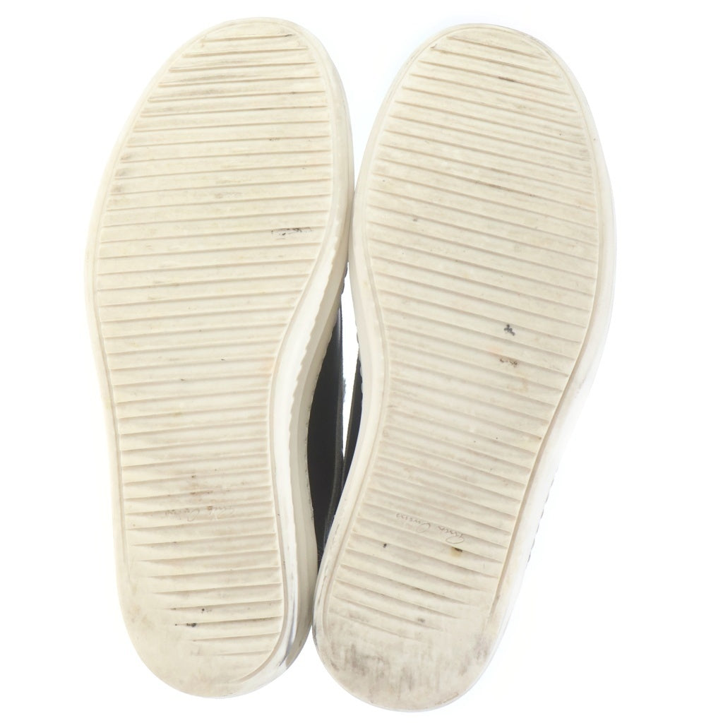 Rick Owens(リックオウエンス) VINTAGE SNEAKS ヴィンテージ スニークス レザー ローカットスニーカー ブラック/ホワイト RU02D6897 LCOLVS