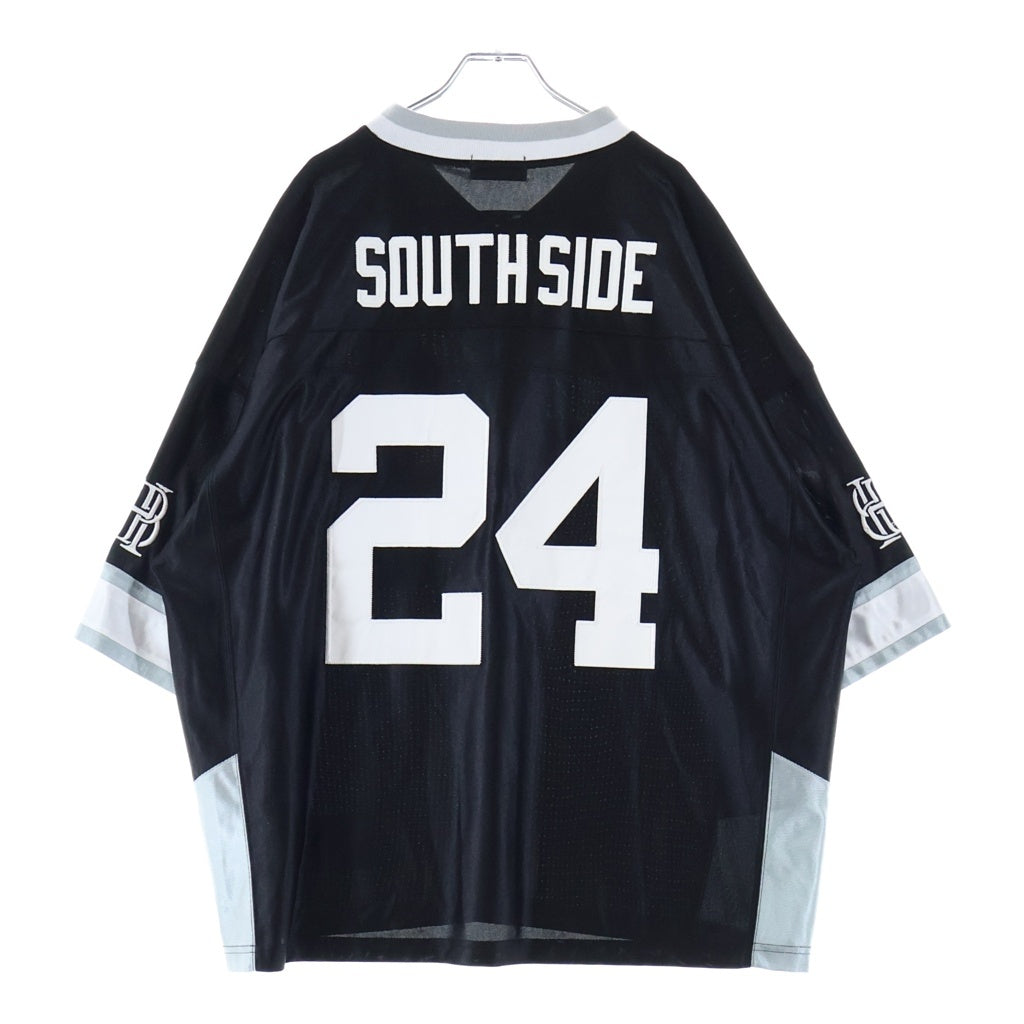 BREATH(ブレス) BH LOGO FOOT BALL JERSEY BHロゴ フットボール Tシャツ ブラック BR26SS-C5016