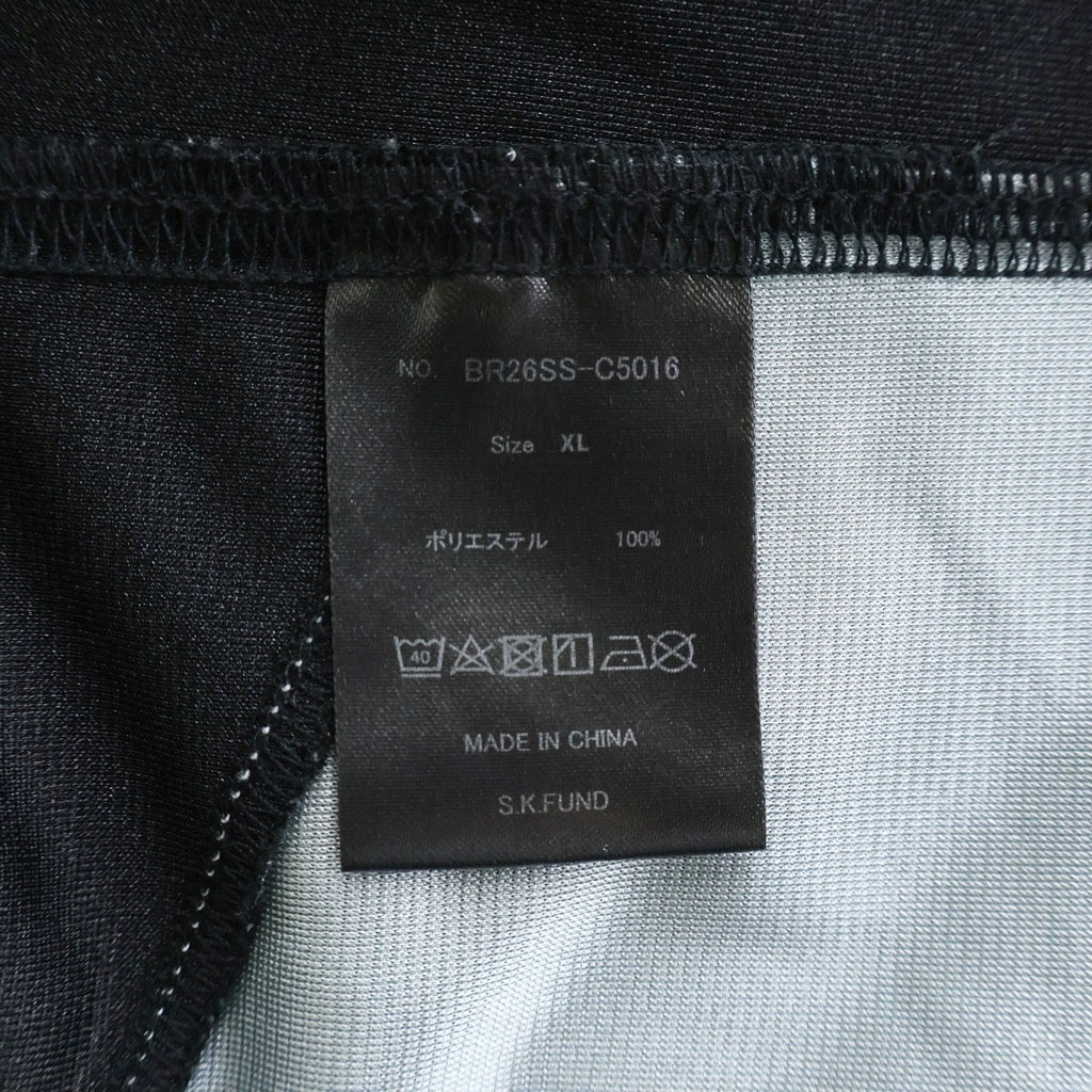 BREATH(ブレス) BH LOGO FOOT BALL JERSEY BHロゴ フットボール Tシャツ ブラック BR26SS-C5016