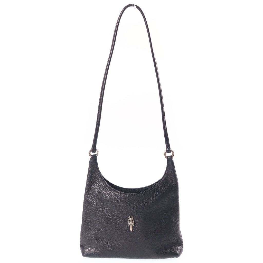 CHROME HEARTS(クロムハーツ) VIV ダガー装飾 レザーハンドバッグ ブラック レディース