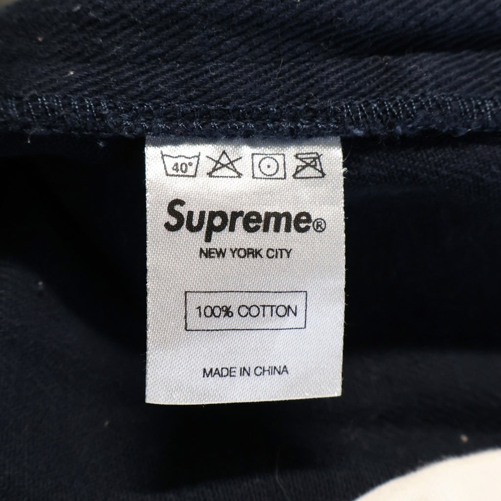 SUPREME(シュプリーム) Cotton Pants コットンパンツ ロゴパッチ ネイビー