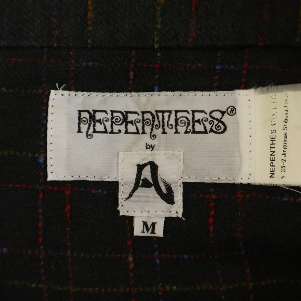 NEPENTHES by 凡(ネペンテスバイボン) Patch Work Long Shirts パッチワーク クレイジーパターン 長袖シャツ マルチカラー