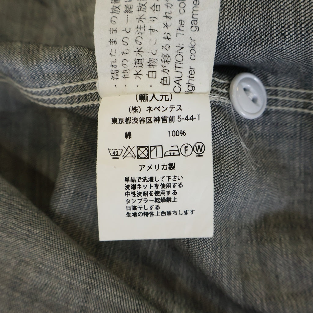 Engineered Garments(エンジニアド ガーメンツ) 24SS Work Shirts ワークシャツ 胸ポケット コットン グレー